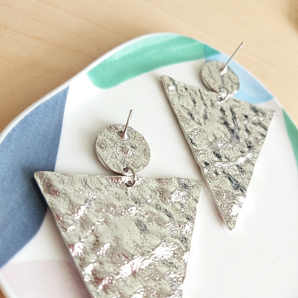 ❤️‍🔥𝕤𝕒𝕝𝕖❤️‍🔥geo earrings - Picture 8 of 10